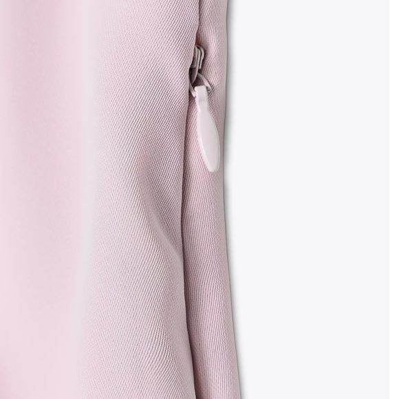 Zara Light Pink Midi Dress with Slit - Picture 6 of 6